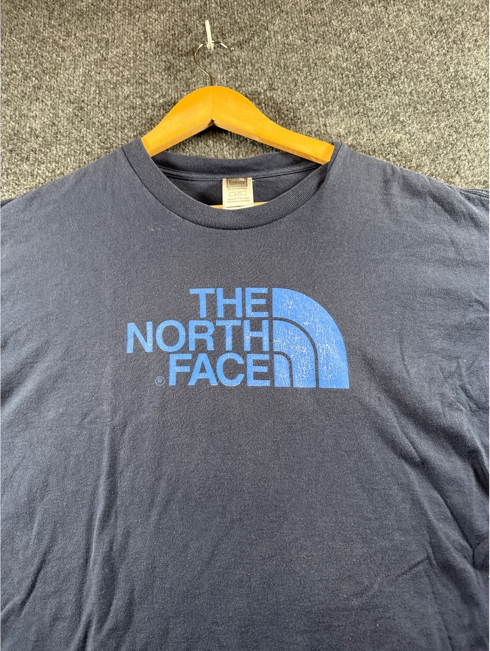 The North Face Mens XL Navy Blue Logo Short Sleeve Graphic T Shirt